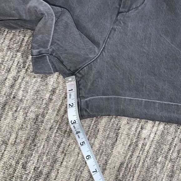 GB Gianni Bini Womens Size 11 Black Denim Shorts Tie Waste Patch Pockets NWT - Picture 8 of 9